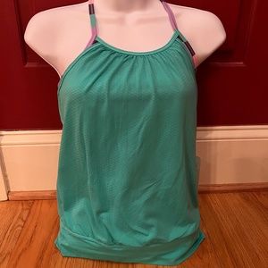 Ivivva Double Dutch Tank Top in teal